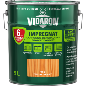 VIDARON Impregnat ochronny powłokotwórczy V05 teak naturalny 9L