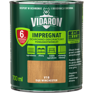 VIDARON Impregnat ochronny powłokotwórczy V18 dąb winchester 0,7L