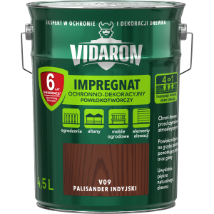 VIDARON Impregnat ochronny powłokotwórczy V09 palisander indyjski 4,5L