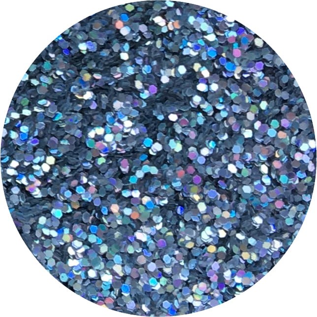 LICOMIX Brokat Srebrny Hologram JCAS01 0,4mm 50g do farb tynków i lakierów
