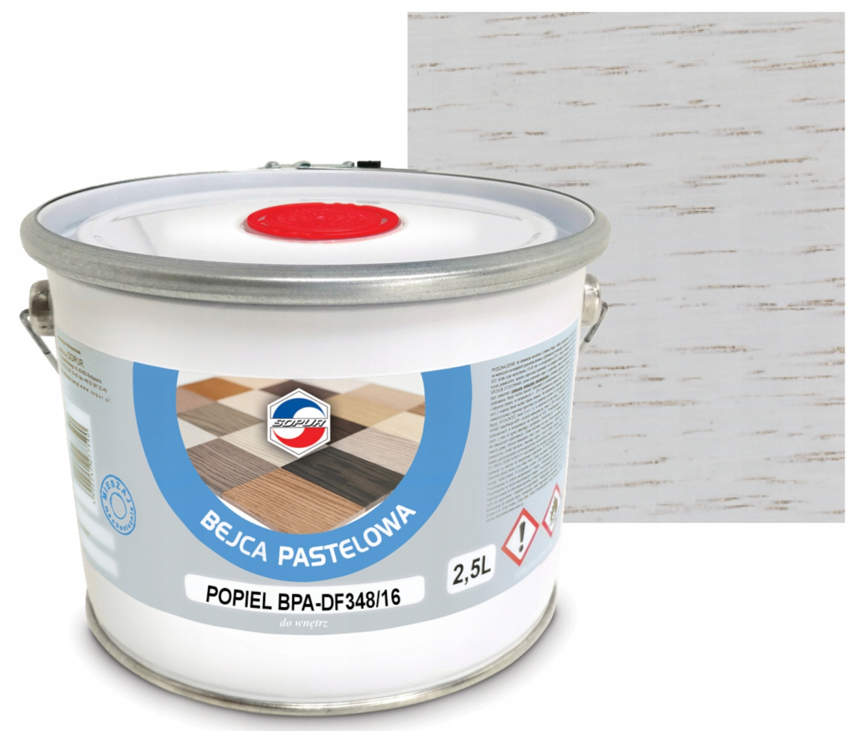 SOPUR Bejca pastelowa 2,5L Popiel BPA-DF348/16