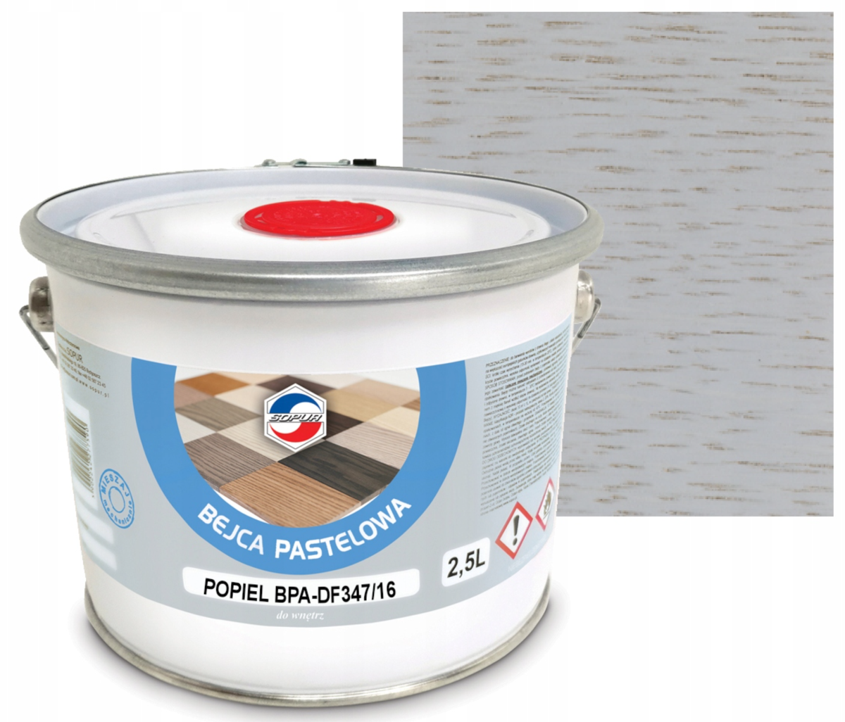 SOPUR Bejca pastelowa 2,5L Popiel BPA-DF347/16
