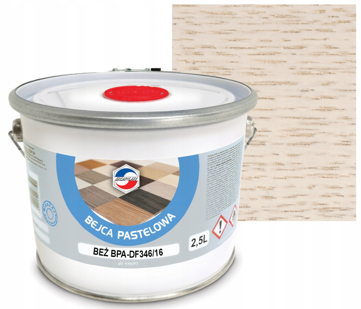 SOPUR Bejca pastelowa 2,5L Beż BPA-DF346/16