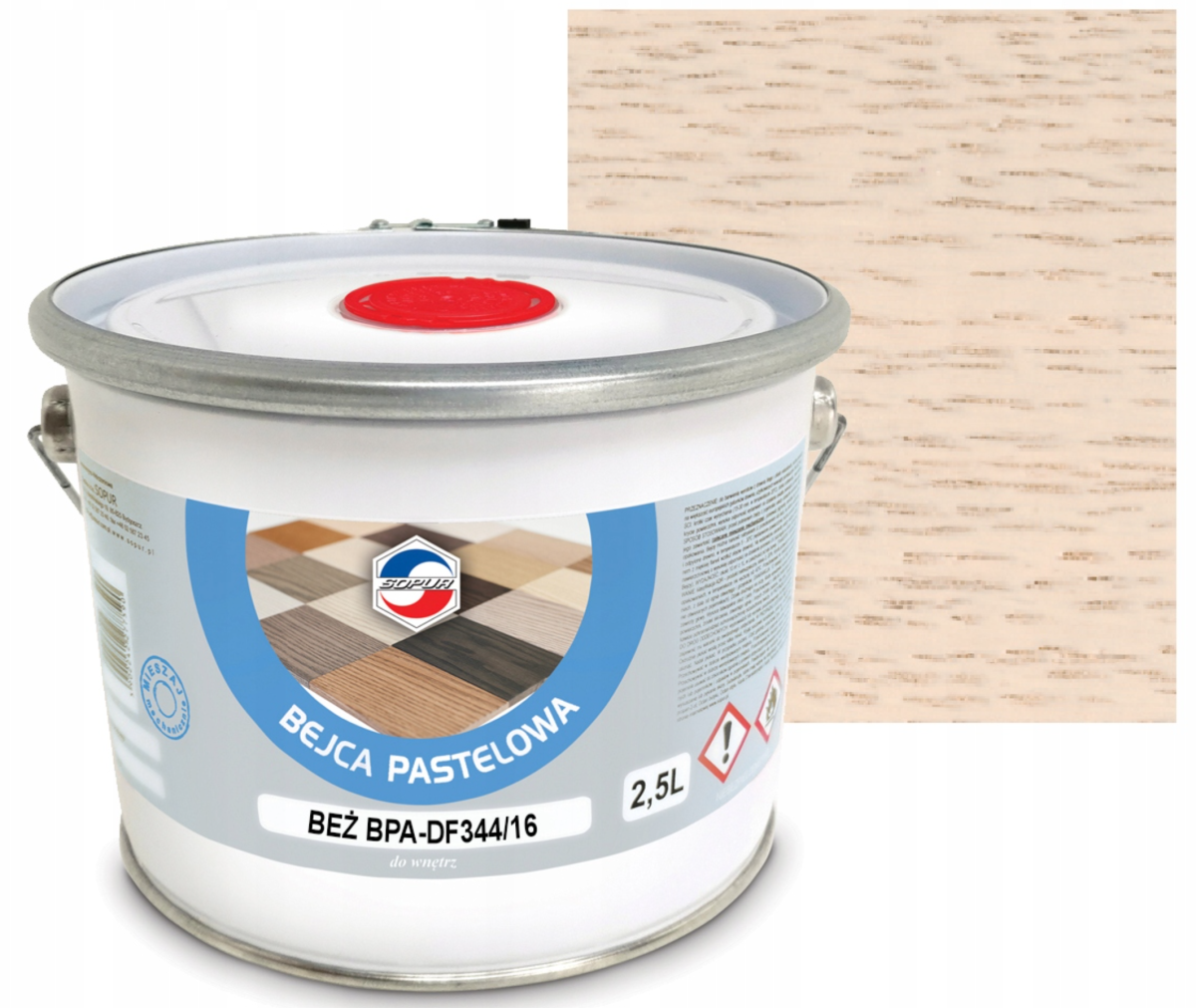 SOPUR Bejca pastelowa 2,5L Beż BPA-DF344/16