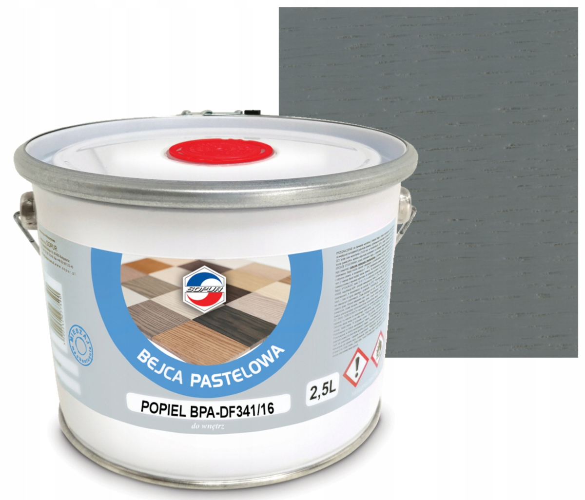 SOPUR Bejca pastelowa 2,5L Popiel BPA-DF341/16