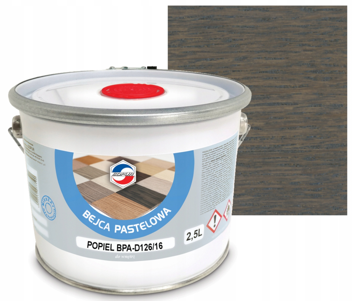 SOPUR Bejca pastelowa 2,5L Popiel BPA-D126/16