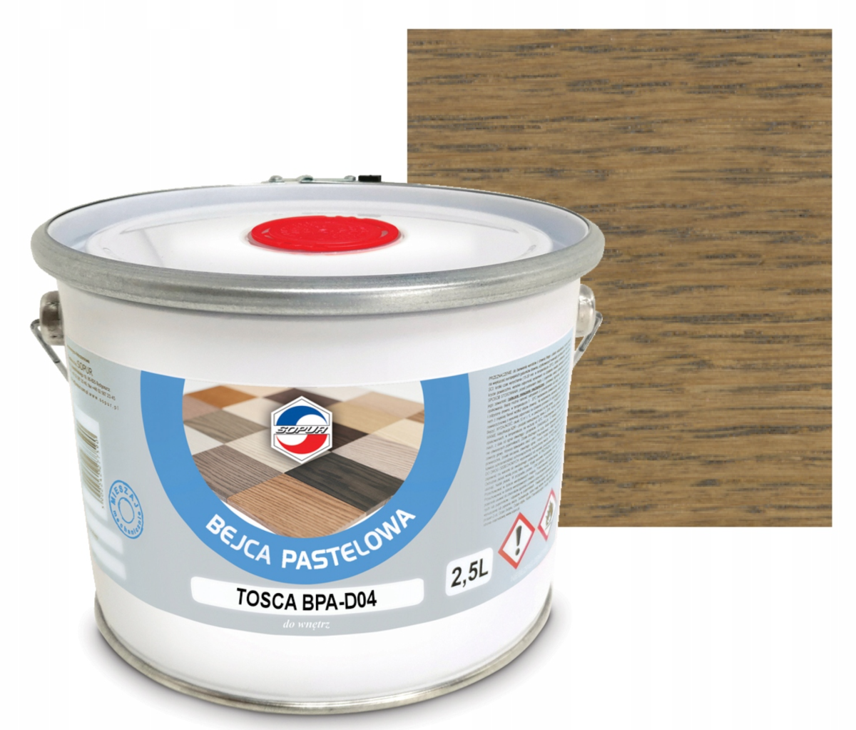 SOPUR Bejca pastelowa 2,5L Tosca BPA-D04