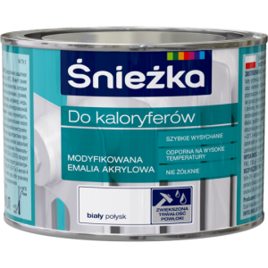 ŚNIEŻKA FARBA DO KALORYFERÓW GRZEJNIKÓW 400ml 0,4l