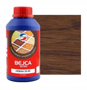 Bejca nitro do drewna SOPUR 0,5L Heban 25-50