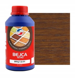 Bejca nitro do drewna SOPUR 0,5L Brąz 22-51