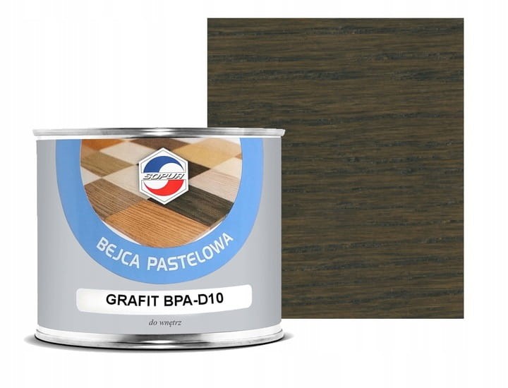 SOPUR Bejca pastelowa 0,5L Grafit BPA-D10