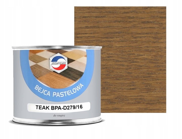 SOPUR Bejca pastelowa 0,5L Teak BPA-D279/16