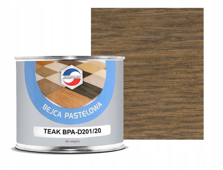 SOPUR Bejca pastelowa 0,5L Teak BPA-D201/20
