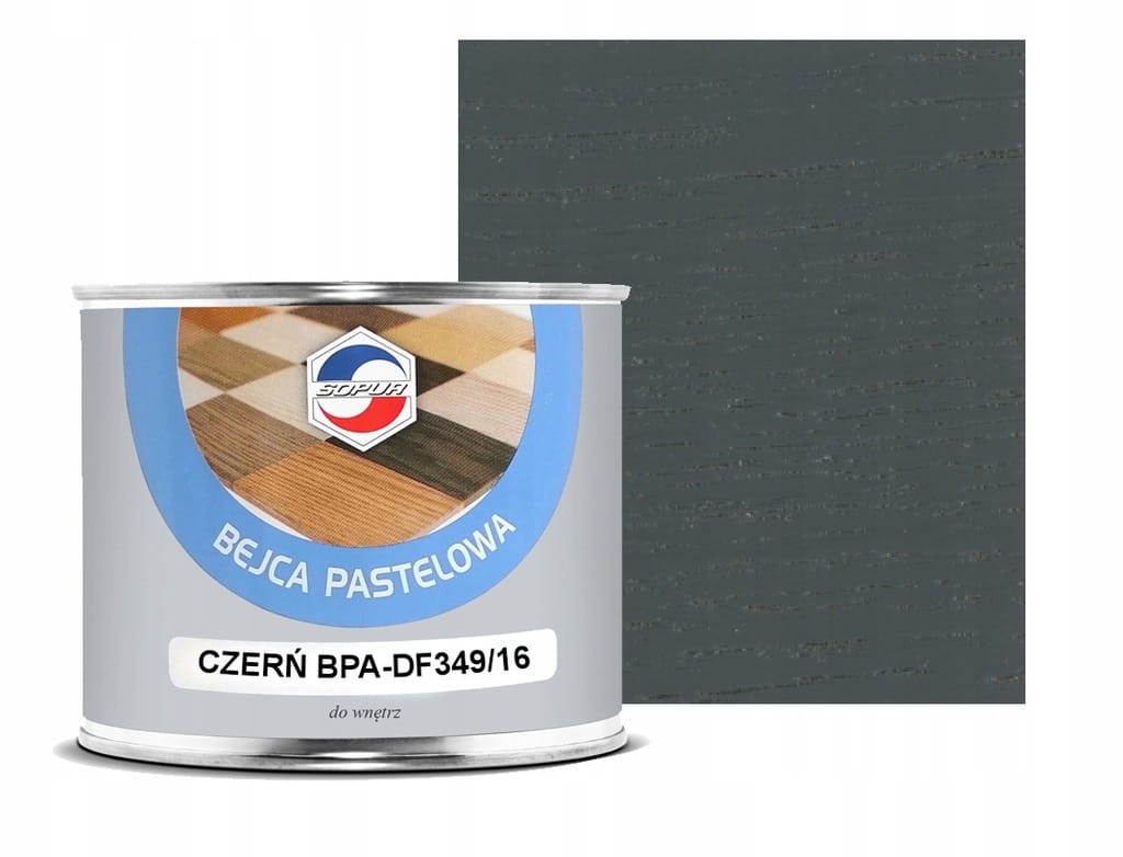 SOPUR Bejca pastelowa 0,5L Czerń BPA-DF349/16