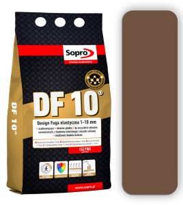 SOPRO DF 10 Design cementowa fuga elastyczna 4kg Brąz Bali 59