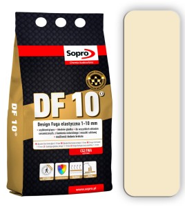 SOPRO DF 10 Design cementowa fuga elastyczna 4kg Jasny beż 29