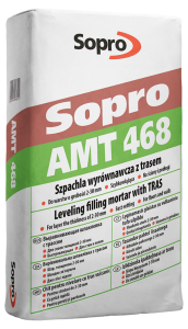 SOPRO AMT 468 Szpachla wyrównawcza z trasem 25kg