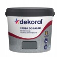 Dekoral Polinit Farba fasadowa akrylowa 1L Intensywnie Szary