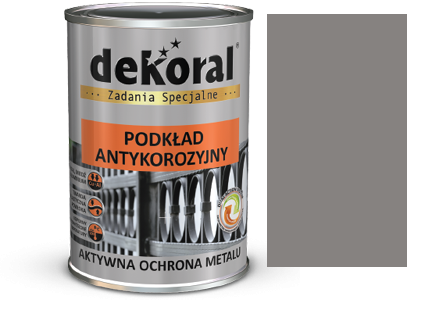 DEKORAL Podkład antykorozyjny UNIKOR 5l SZARY JASNY +
