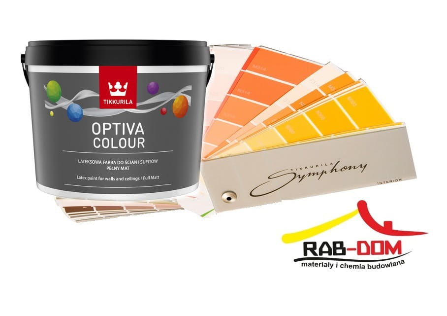 TIKKURILA Optiva Colour 2,7l Pełny Mat BIAŁA
