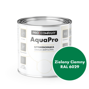 AQUA PRO Emalia Akrylowa Szybkoschnąca 0,8L Zielony 6029