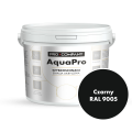 AQUA PRO Emalia Akrylowa Szybkoschnąca 10L Czarny Połysk RAL 9005