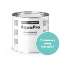 AQUA PRO Emalia Akrylowa Szybkoschnąca 0,8L Turkusowy Jasny RAL 6027 MAT
