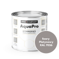 AQUA PRO Emalia Akrylowa Szybkoschnąca 0,8L Szary Platynowy RAL 7036 MAT