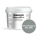 AQUA PRO Emalia Akrylowa Szybkoschnąca 10L Szary Drogowy RAL 7042