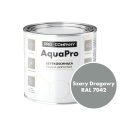 AQUA PRO Emalia Akrylowa Szybkoschnąca 0,8L Szary Drogowy RAL 7042 MAT