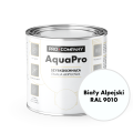 AQUA PRO Emalia Akrylowa Szybkoschnąca 0,8L Biały Alpejski RAL 9010 MAT