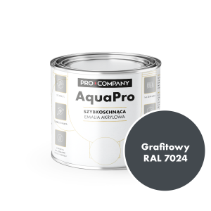 AQUA PRO Emalia Akrylowa Szybkoschnąca 0,2L Grafitowy 7024