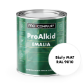PRO ALKID Szybkoschnąca Emalia Alkidowa 1l Biały Mat RAL 9010