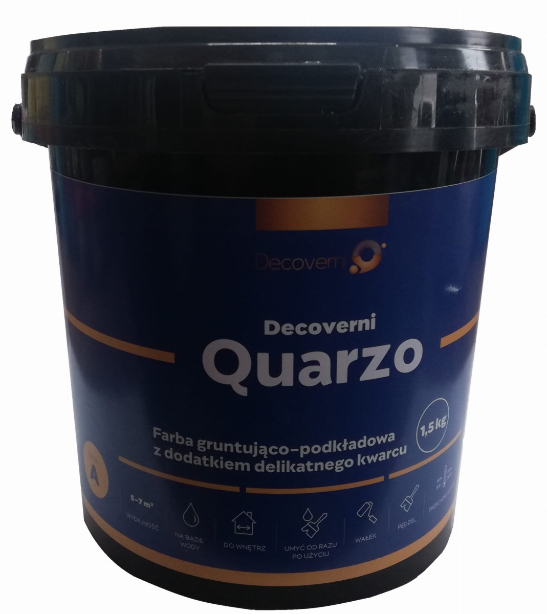 Quarzo - Farba gruntująca z piaskiem pod dekoracje 6 kg