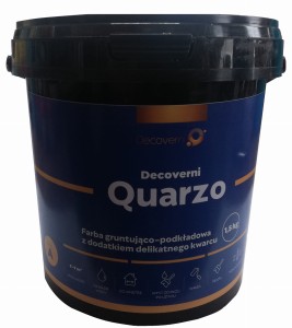 Quarzo - Farba gruntująca z piaskiem pod dekoracje 6 kg
