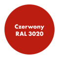 PRO ALKID Szybkoschnąca Emalia Alkidowa 1l Czerwony RAL 3020