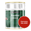 PRO ALKID Szybkoschnąca Emalia Alkidowa 3l Czerwony RAL 3020
