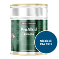 PRO ALKID Szybkoschnąca Emalia Alkidowa 3l Niebieski RAL 5010