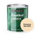 PRO ALKID szybkoschnąca emalia alkidowa 1l Kremowy RAL 9001