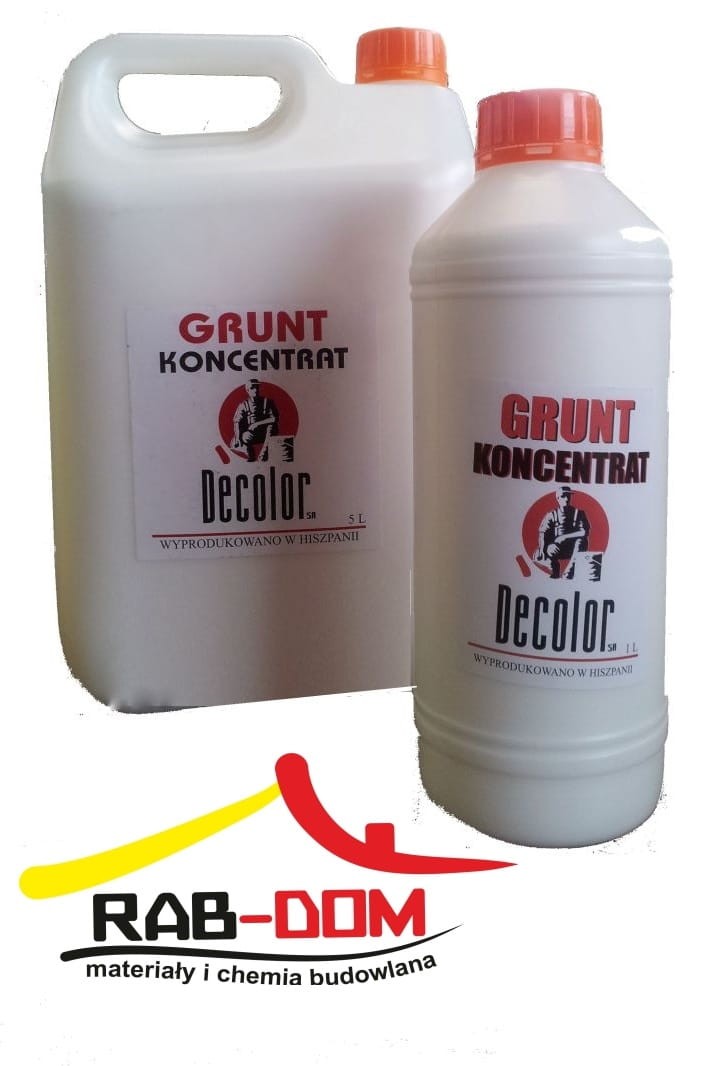 Grunt Hiszpański Decolor 5L KONCENTRAT 1:5 mleczko