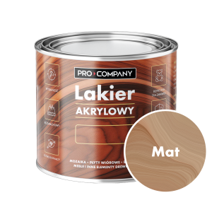 Pro Company Lakier akrylowy do drewna 0,2L Mat