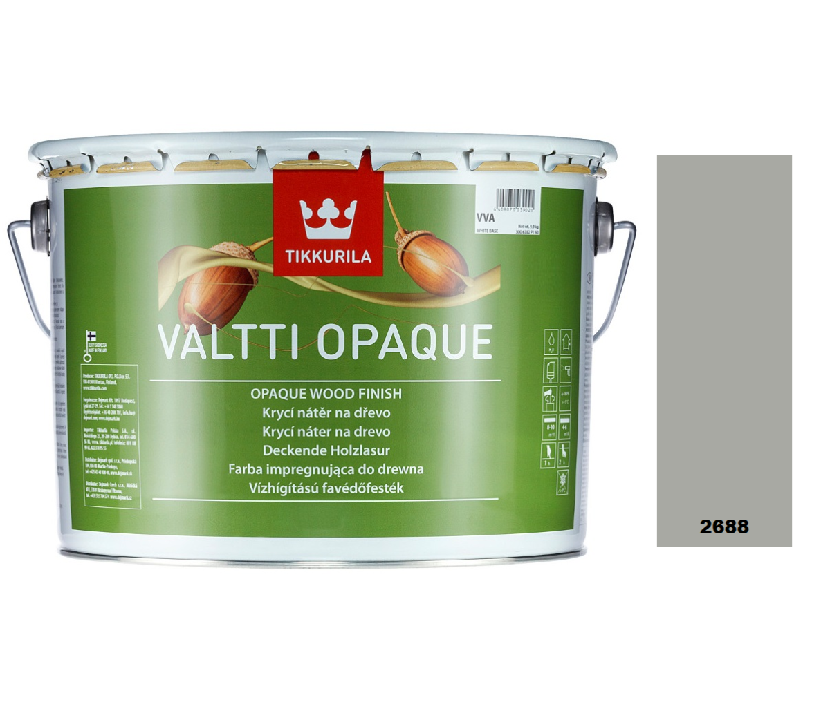 TIKKURILA Valtti Opaque 2,7l Farba do drewna kolor 2688