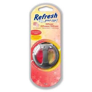 ZAPACH SAMOCHODOWY ODŚWIEŻACZ REFRESH DUO VENT STRW/COOL LEMONADE