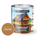 Pro Company Impregnat ochronny do drewna z dodatkiem oleju 0,75L Złoty Dąb