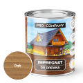 Pro Company Impregnat ochronny do drewna z dodatkiem oleju 0,75L Dąb