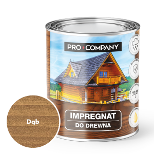 Pro Company Impregnat ochronny do drewna z dodatkiem oleju 0,75L Dąb