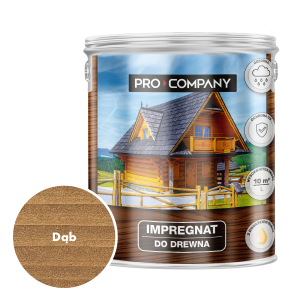 Pro Company Impregnat ochronny do drewna z dodatkiem oleju 2,5L Dąb