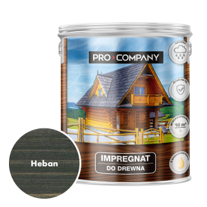 Pro Company Impregnat ochronny do drewna z dodatkiem oleju 2,5L Heban