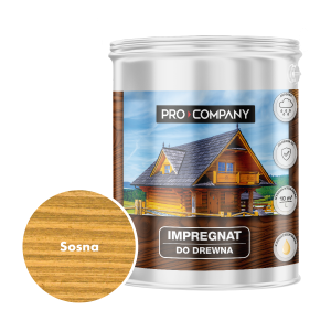 Pro Company Impregnat ochronny do drewna z dodatkiem oleju 4,5L Sosna