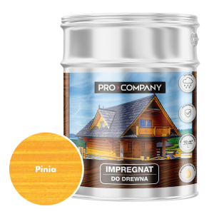 Pro Company Impregnat ochronny do drewna z dodatkiem oleju 9L Pinia